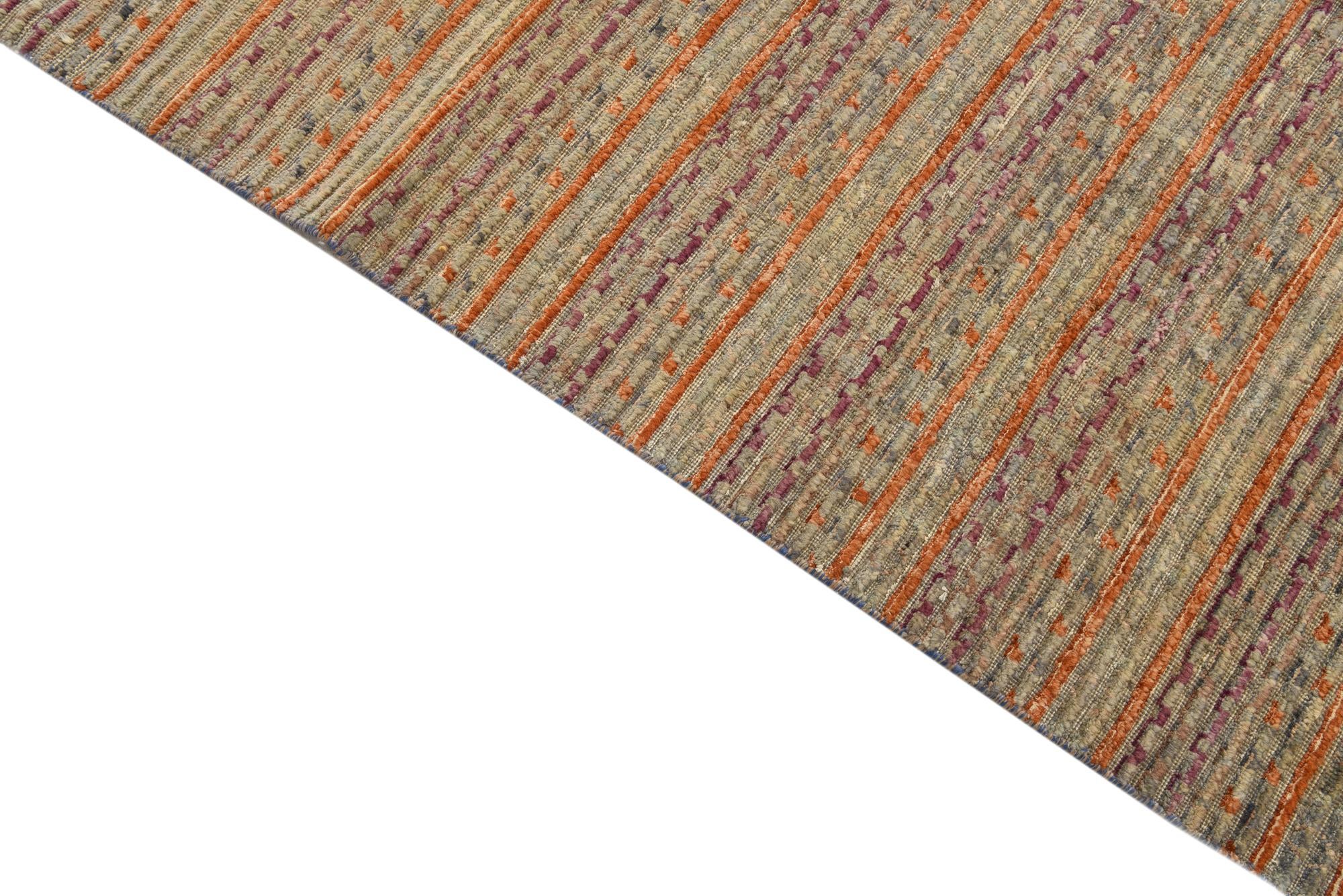 5' 10 x 8' 2 Hand Knotted Darya Wool Rug