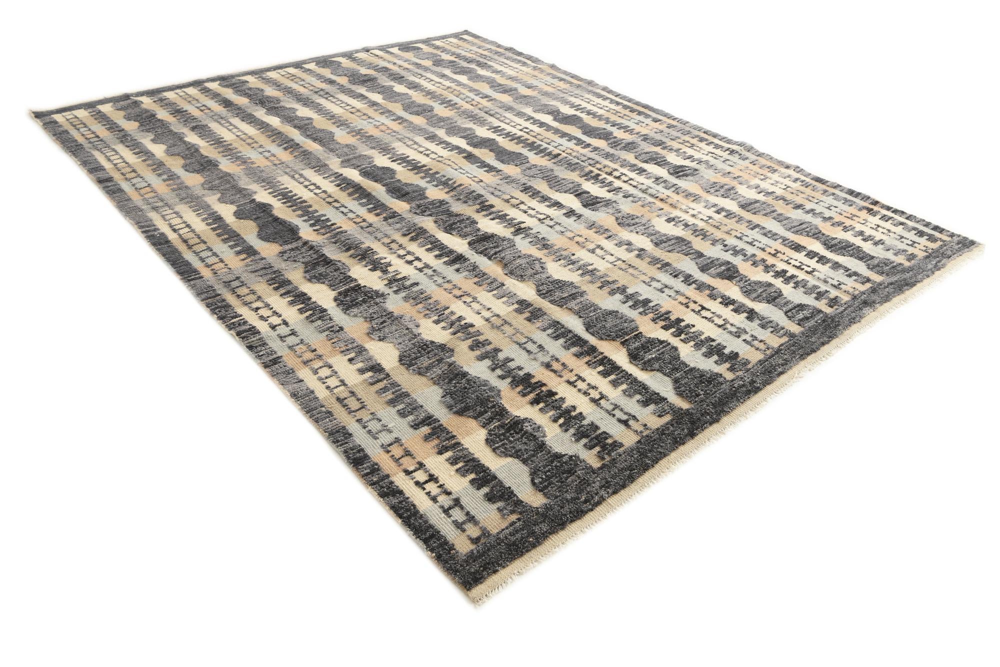 8' 2 x 10' 5 Hand Knotted Darya Wool Rug