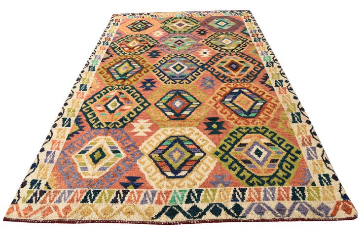 Detail image of 6' 8 x 10' 4 Hand Knotted Darya Wool Rug