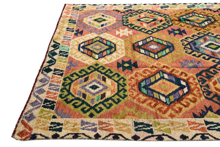 6' 8 x 10' 4 Hand Knotted Darya Wool Rug