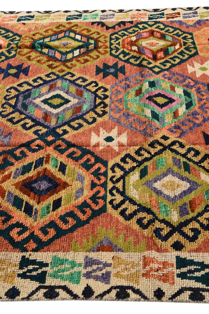 6' 8 x 10' 4 Hand Knotted Darya Wool Rug
