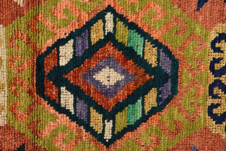 6' 8 x 10' 4 Hand Knotted Darya Wool Rug