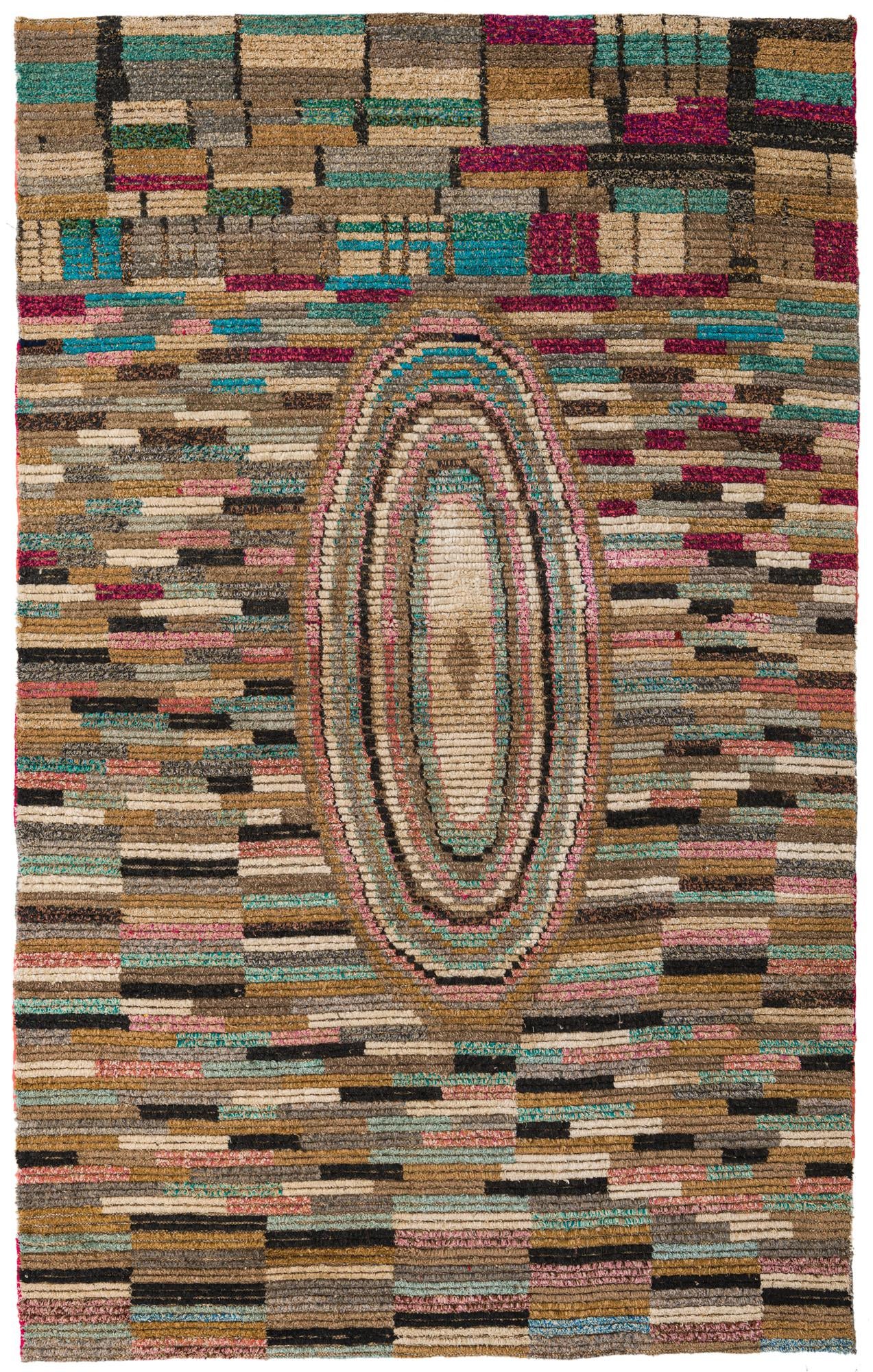 6' 1 x 9' 7 Hand Knotted Darya Wool Rug