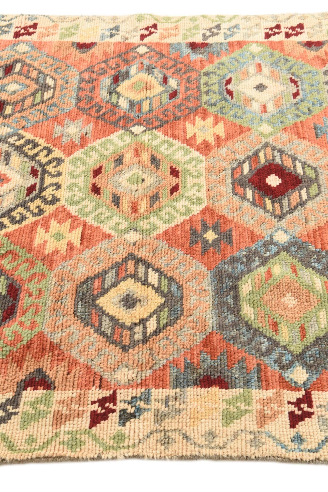 4' 1 x 6' 10 Hand Knotted Darya Wool Rug