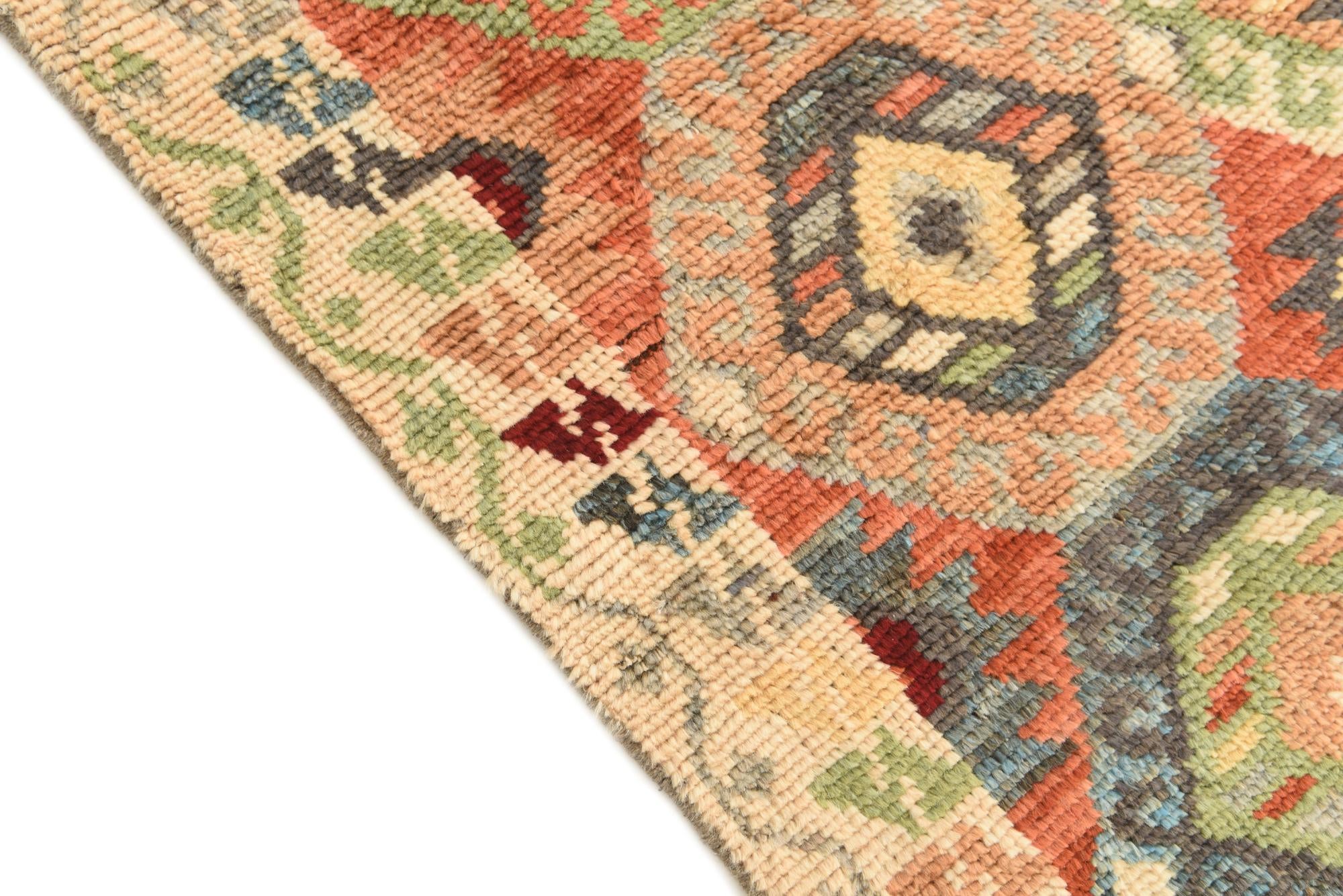 4' 1 x 6' 10 Hand Knotted Darya Wool Rug