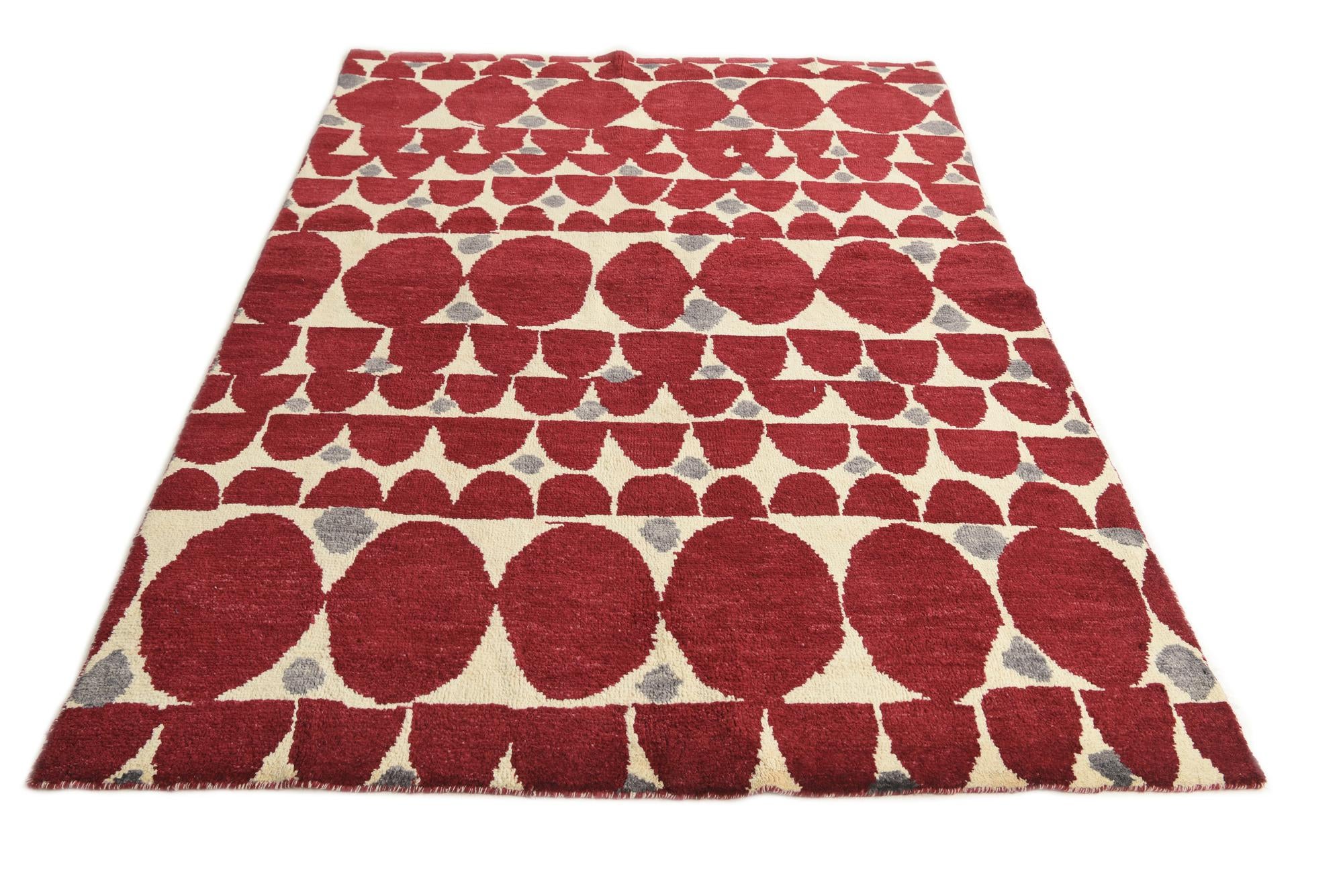 5' 4 x 7' 10 Hand Knotted Darya Wool Rug