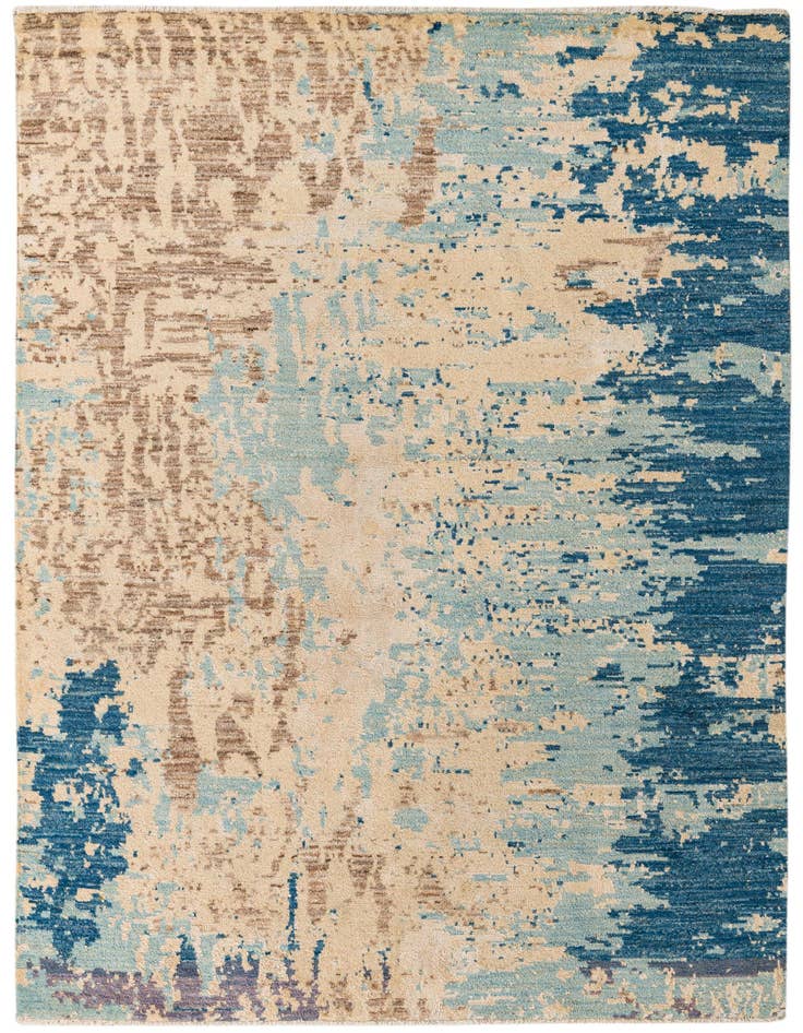 Detail image of 6' 2 x 9' 4 Hand Knotted Darya Rug