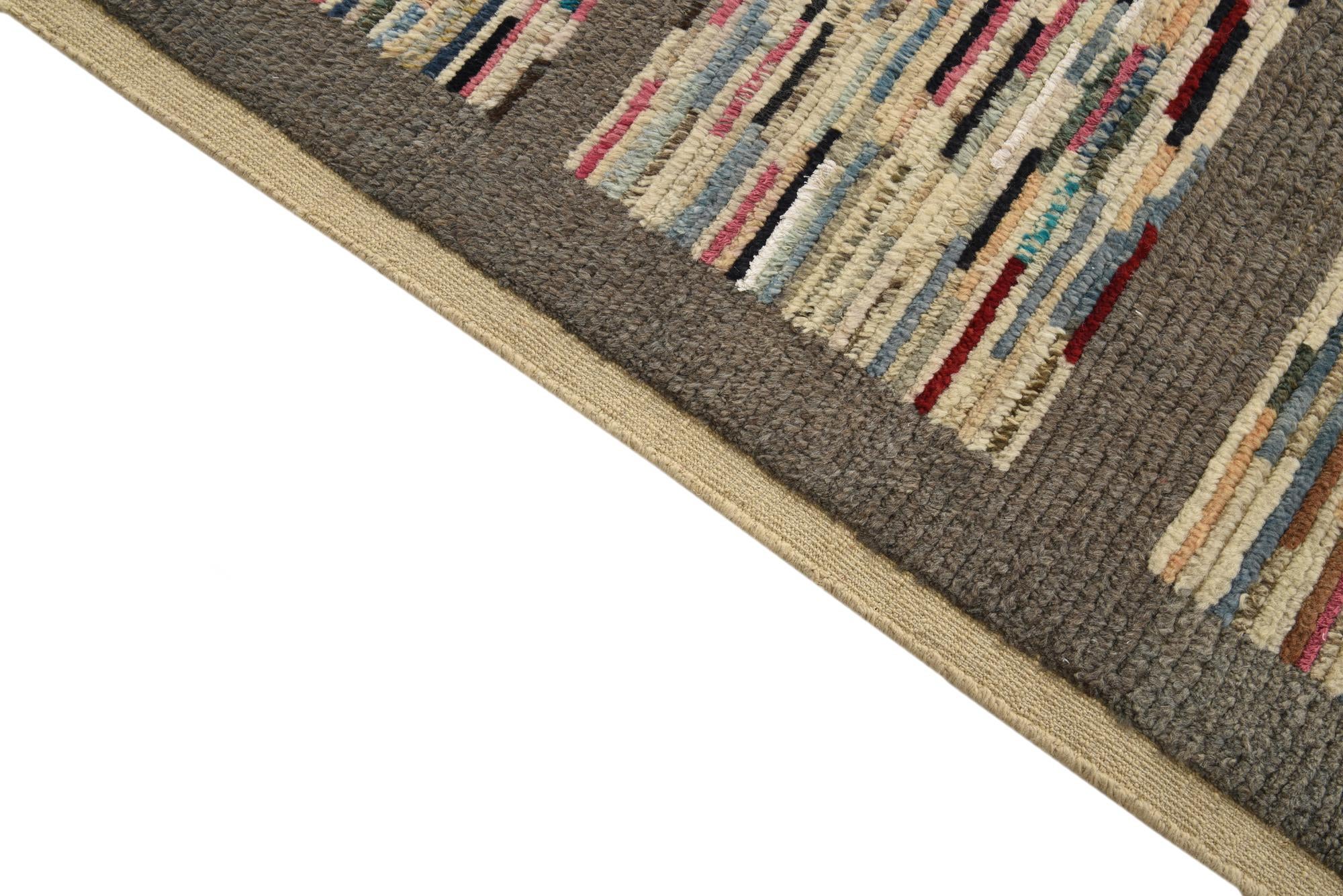 9' 1 x 12' 6 Hand Knotted Darya Wool Rug