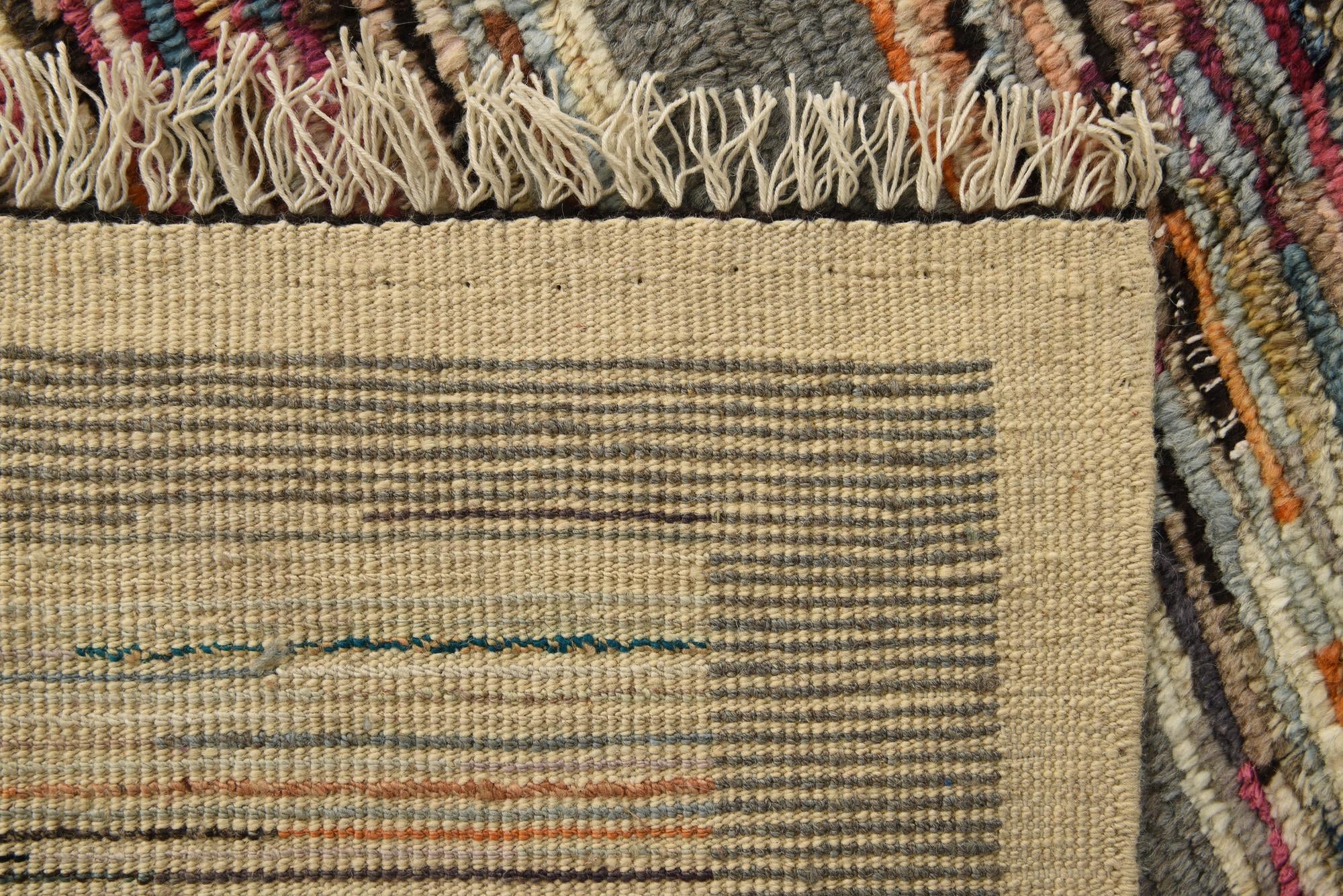 9' 1 x 12' 6 Hand Knotted Darya Wool Rug