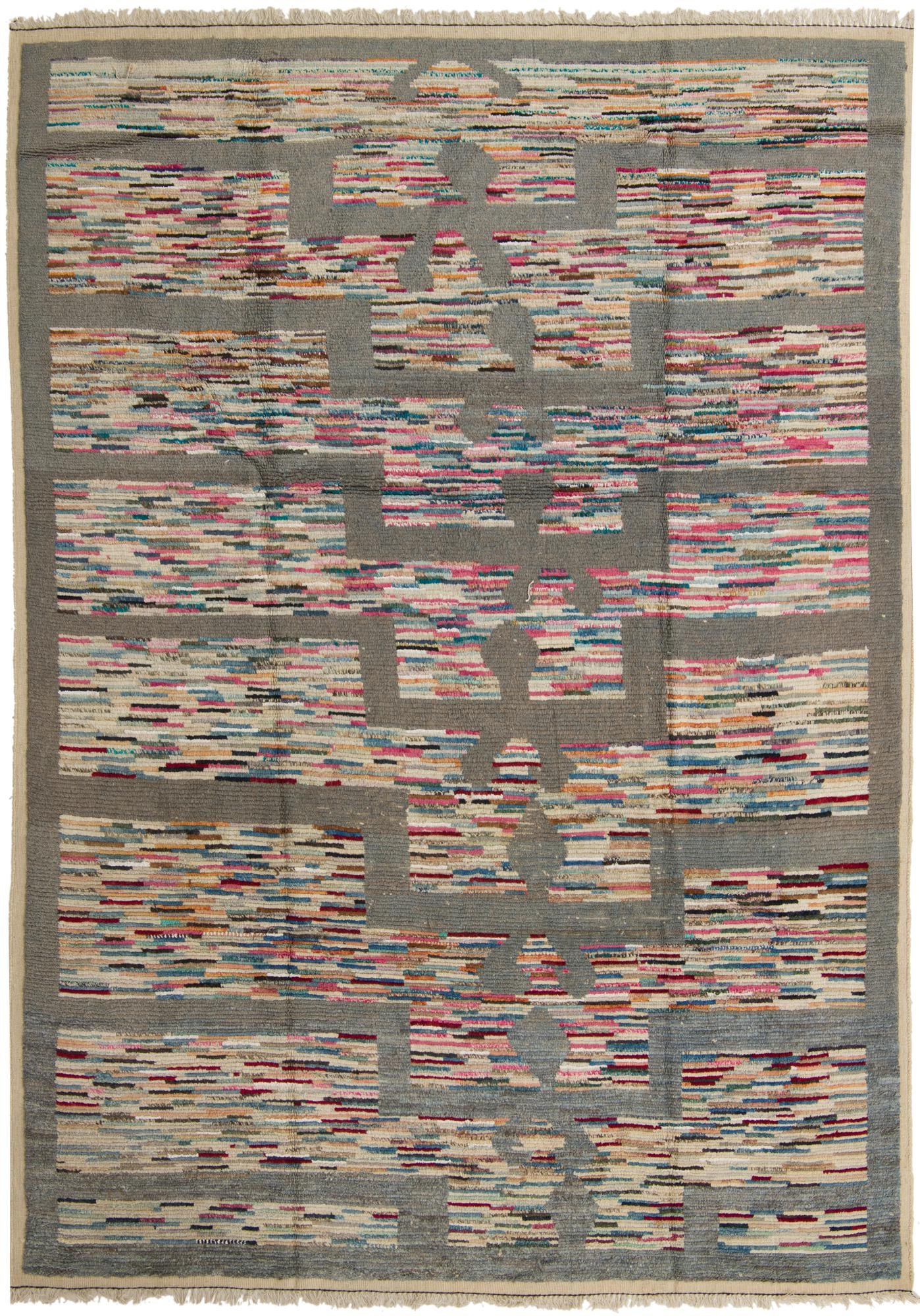 9' 1 x 12' 6 Hand Knotted Darya Wool Rug