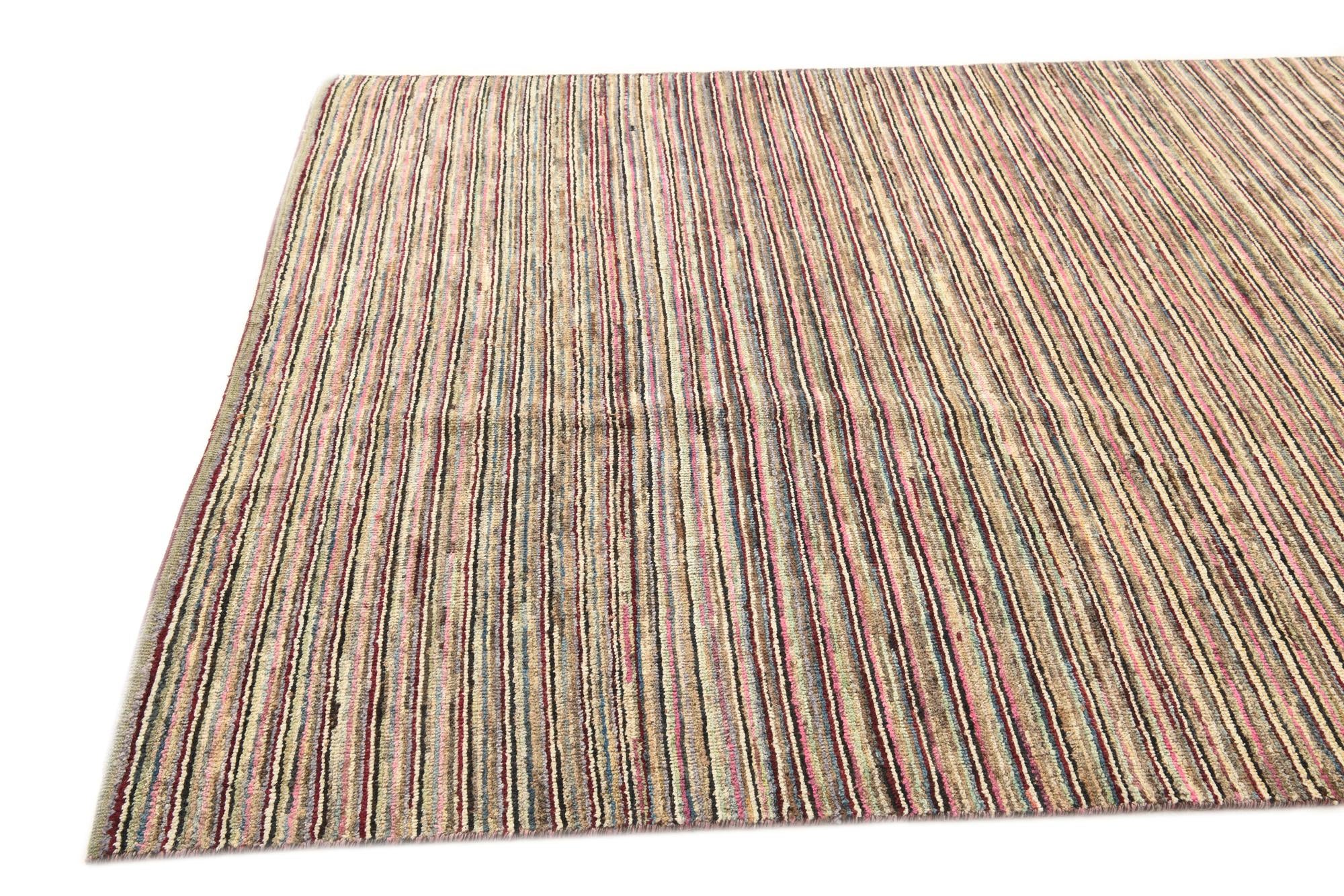 6' 6 x 10' 4 Hand Knotted Darya Wool Rug