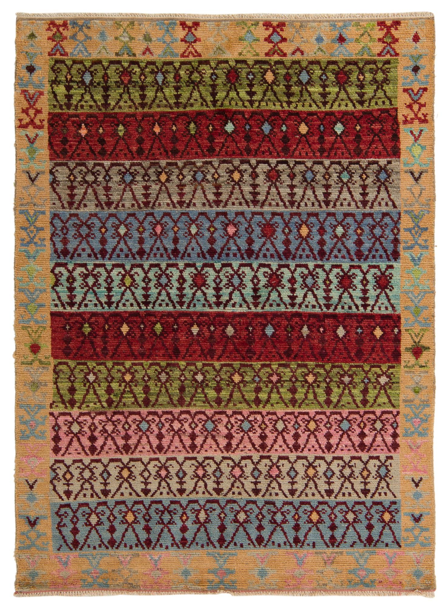 5' 3 x 7' 2 Hand Knotted Darya Wool Rug