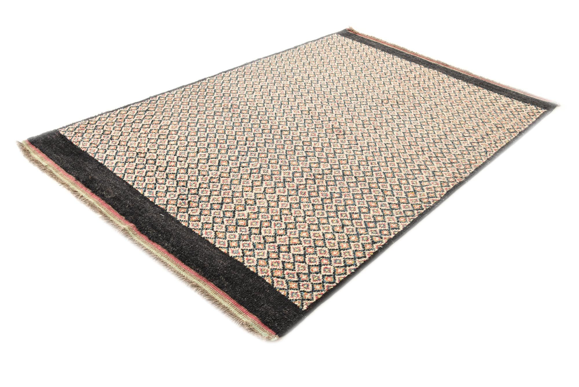 5' 4 x 8' 3 Hand Knotted Darya Wool Rug