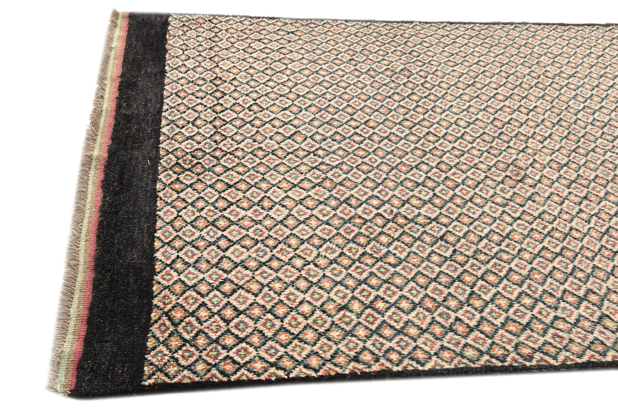 5' 4 x 8' 3 Hand Knotted Darya Wool Rug