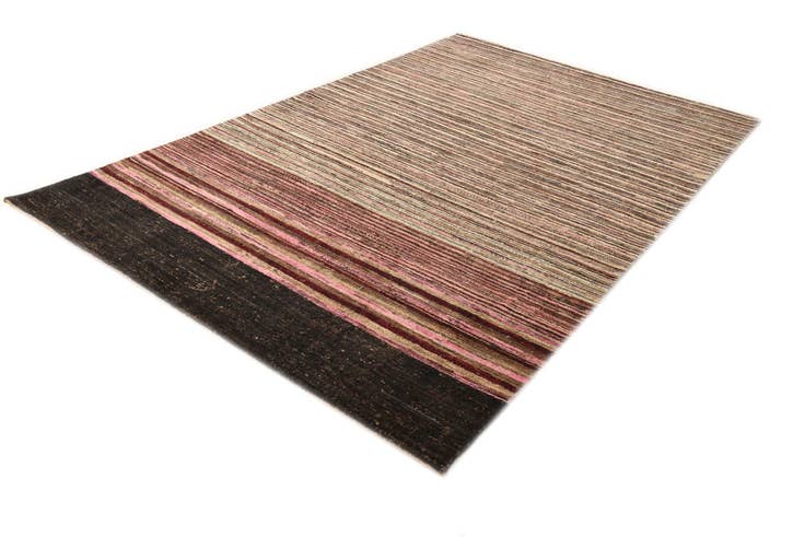 Detail image of 6' 4 x 9' 11 Hand Knotted Darya Wool Rug