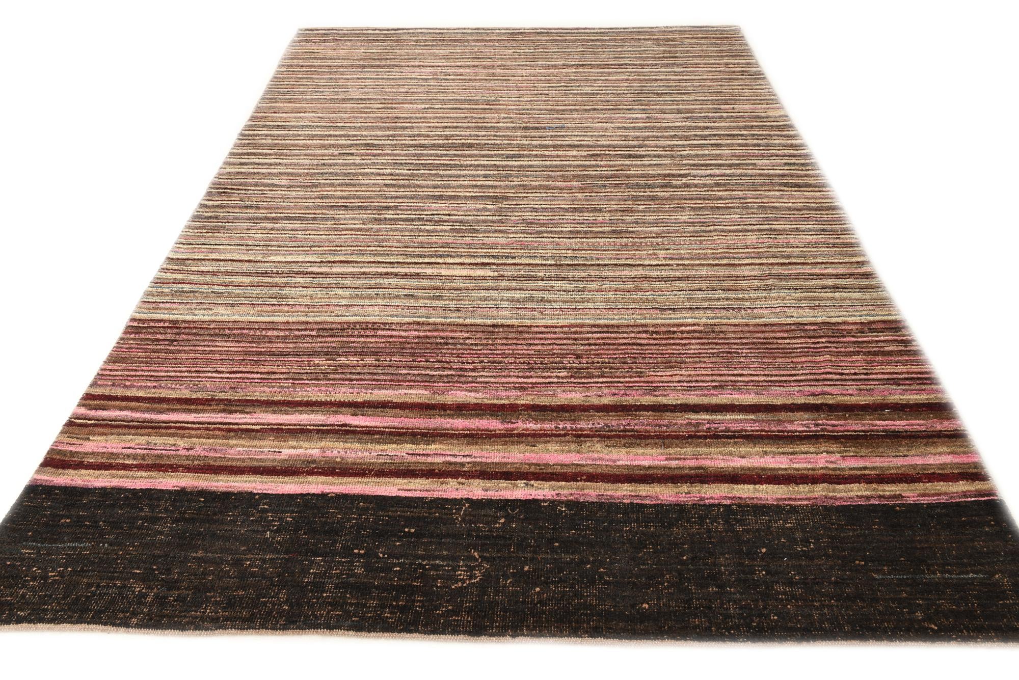 6' 4 x 9' 11 Hand Knotted Darya Wool Rug