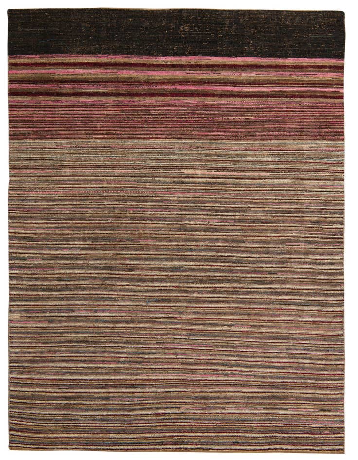 Detail image of 6' 4 x 9' 11 Hand Knotted Darya Wool Rug