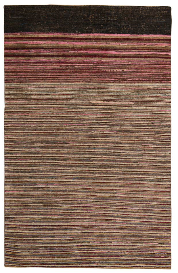 Detail image of 6' 4 x 9' 11 Hand Knotted Darya Wool Rug