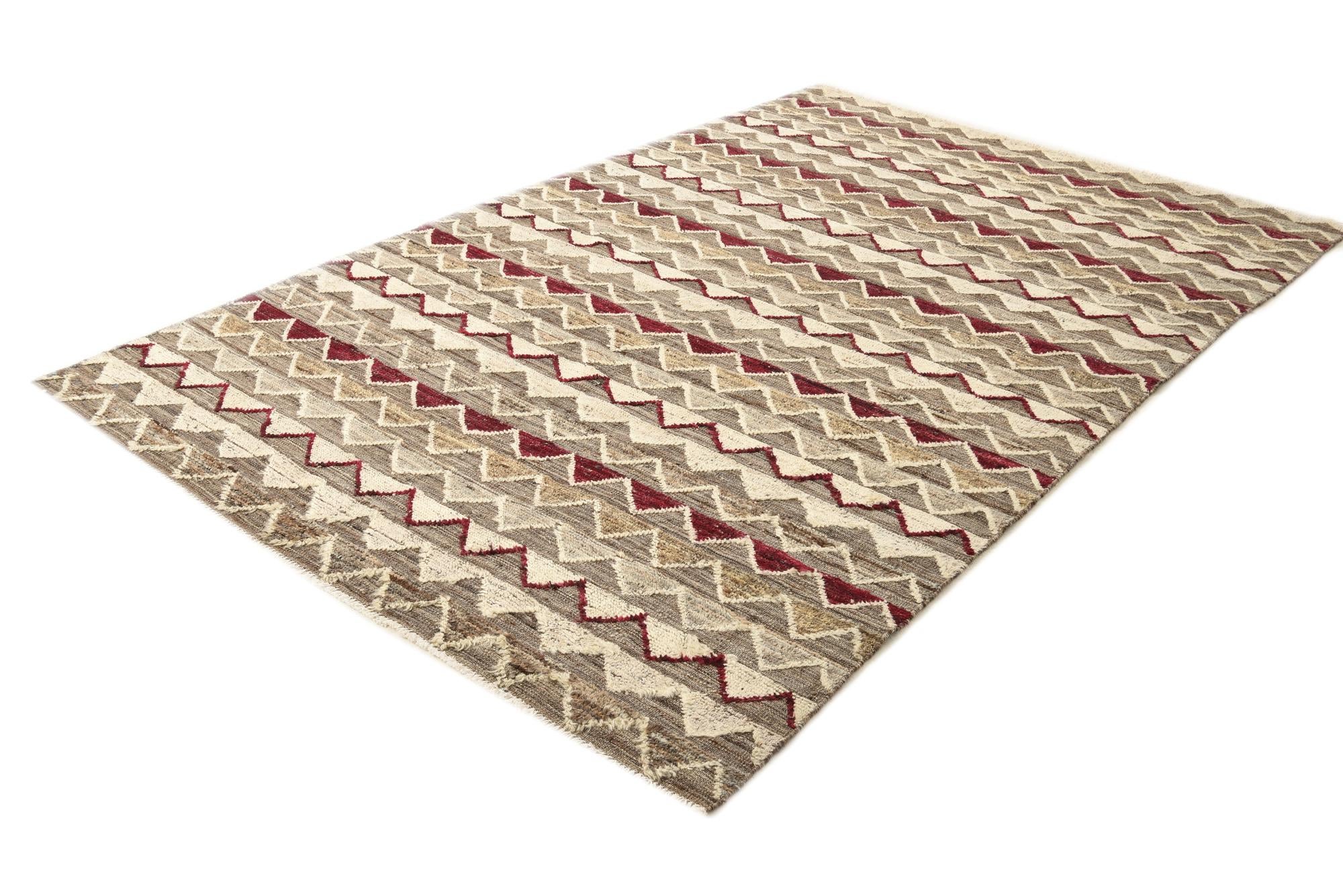 6' 5 x 10' 2 Hand Knotted Darya Wool Rug