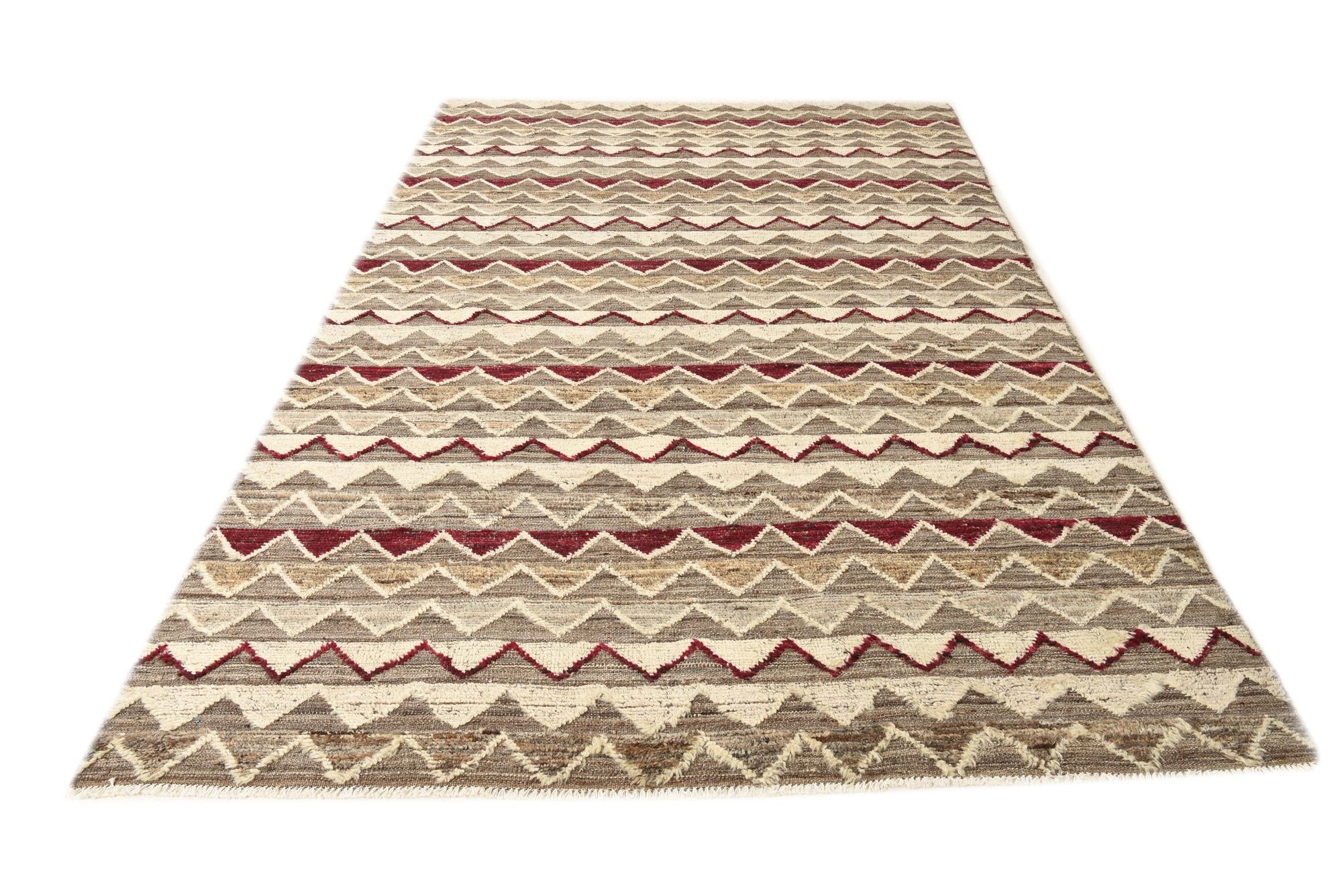 6' 5 x 10' 2 Hand Knotted Darya Wool Rug