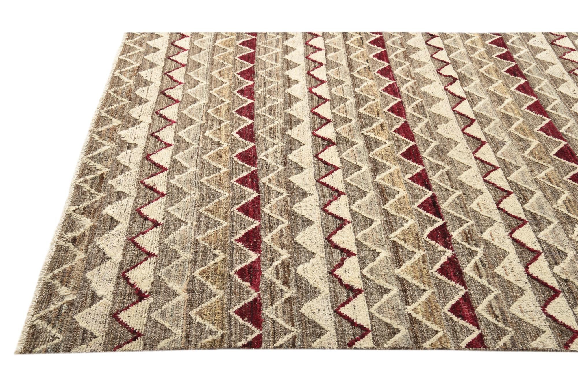 6' 5 x 10' 2 Hand Knotted Darya Wool Rug