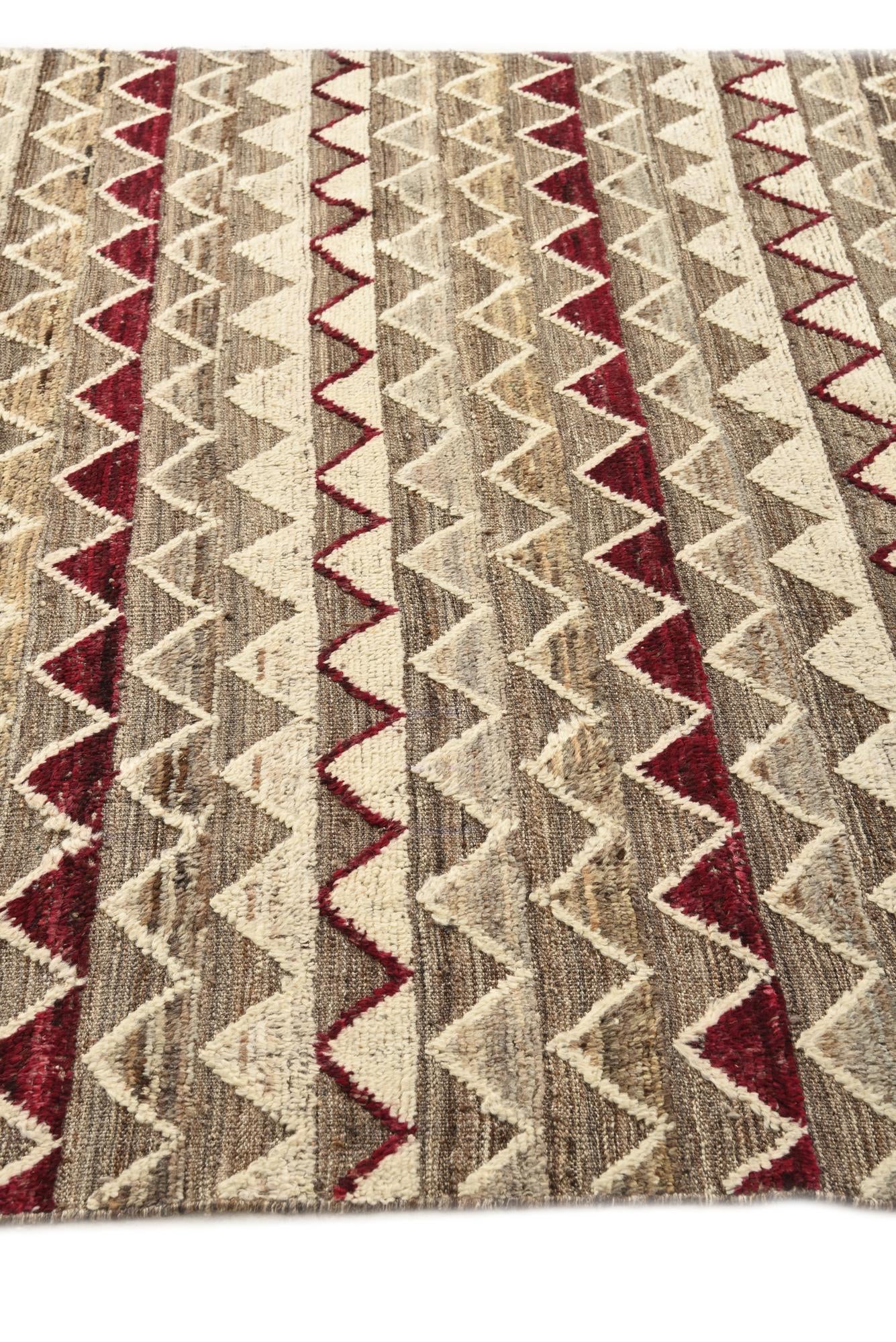 6' 5 x 10' 2 Hand Knotted Darya Wool Rug