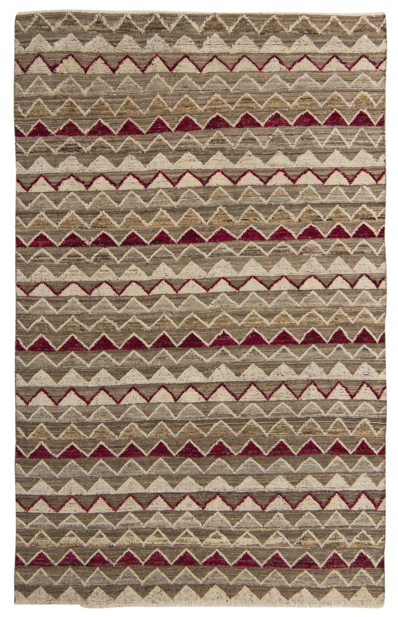 6' 5 x 10' 2 Hand Knotted Darya Wool Rug