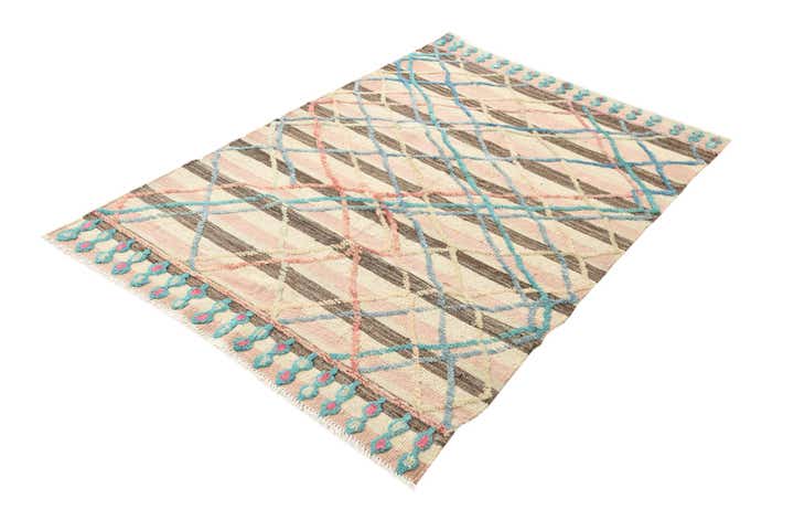 4' x 6' 1 Hand Knotted Darya Wool Rug