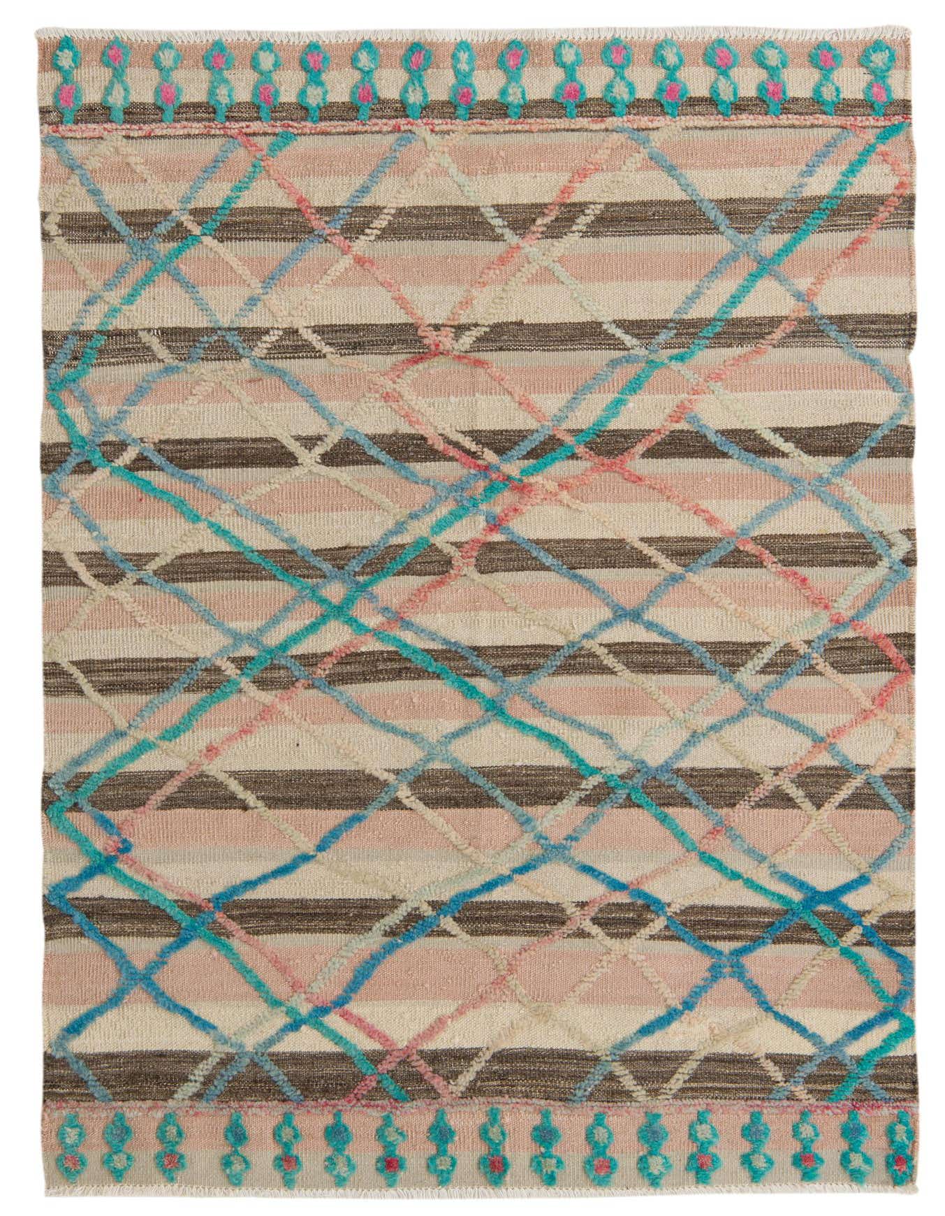 4' x 6' 1 Hand Knotted Darya Wool Rug