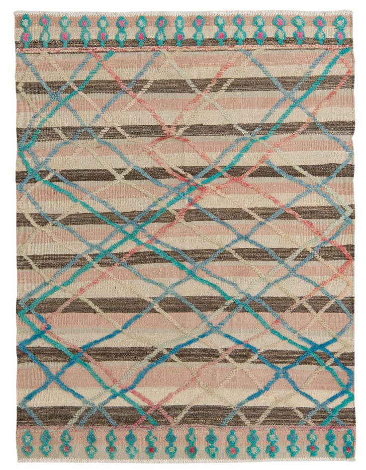 Detail image of 4' x 6' 1 Hand Knotted Darya Wool Rug