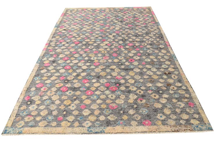 Detail image of 8' 6 x 10' Hand Knotted Darya Wool Rug