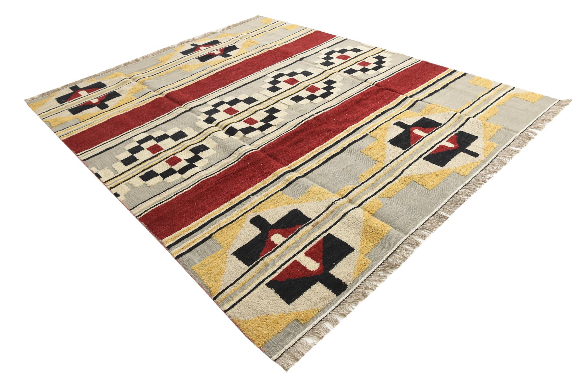 8' 4 x 10' 1 Hand Knotted Darya Wool Rug
