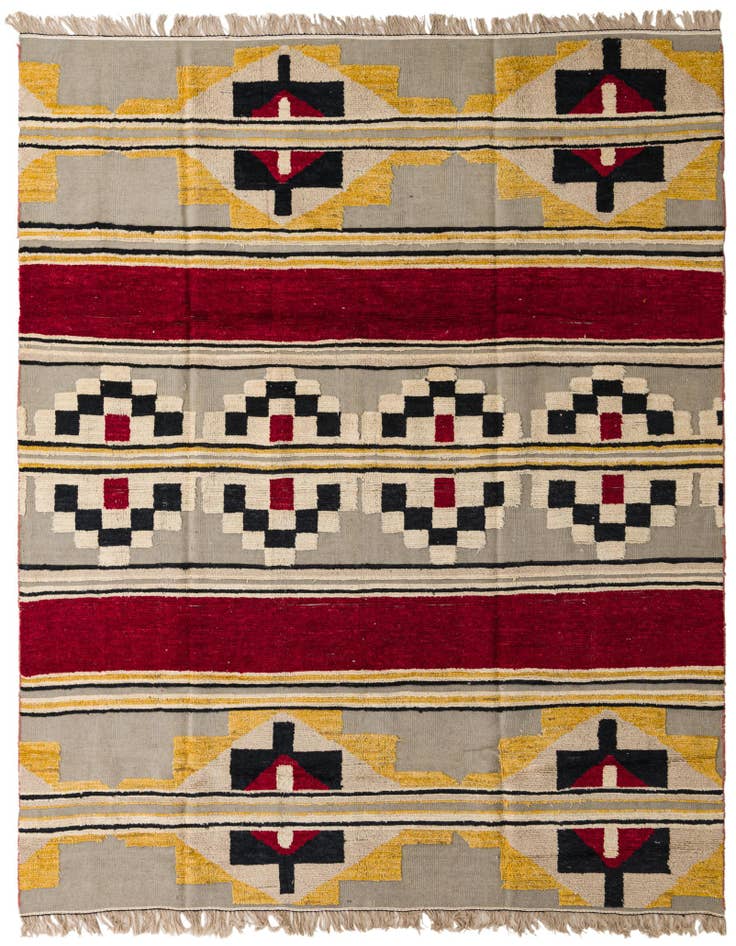 Detail image of 8' 4 x 10' 1 Hand Knotted Darya Wool Rug