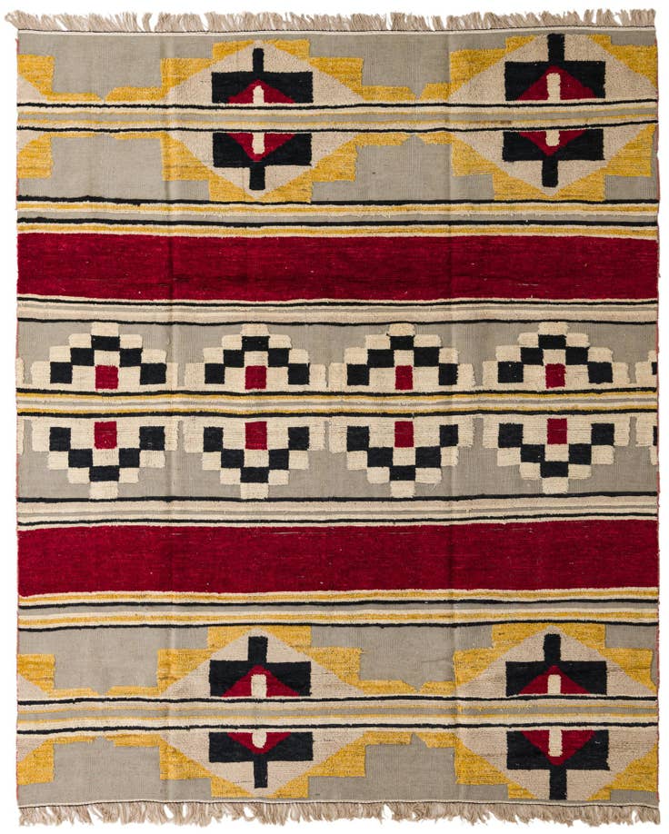 Detail image of 8' 4 x 10' 1 Hand Knotted Darya Wool Rug
