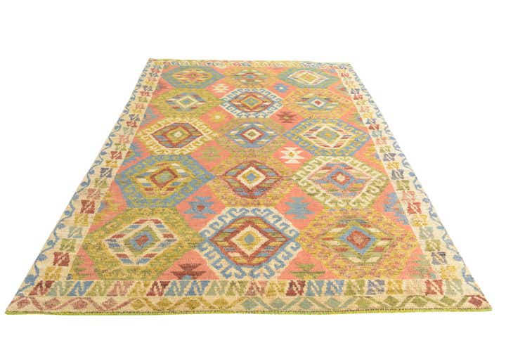6' 8 x 9' 10 Hand Knotted Darya Wool Rug