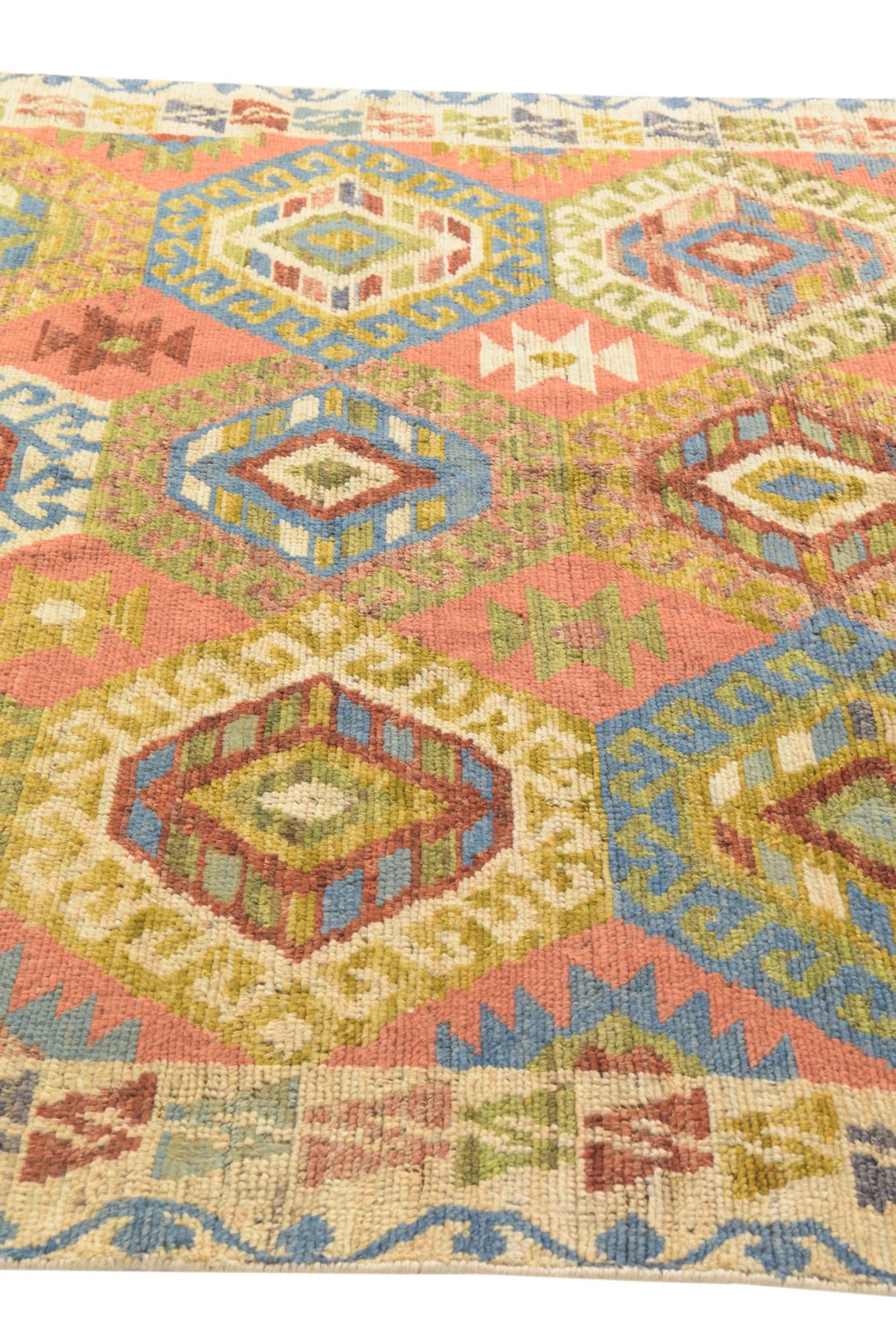 6' 8 x 9' 10 Hand Knotted Darya Wool Rug