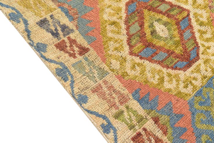 Detail image of 6' 8 x 9' 10 Hand Knotted Darya Wool Rug