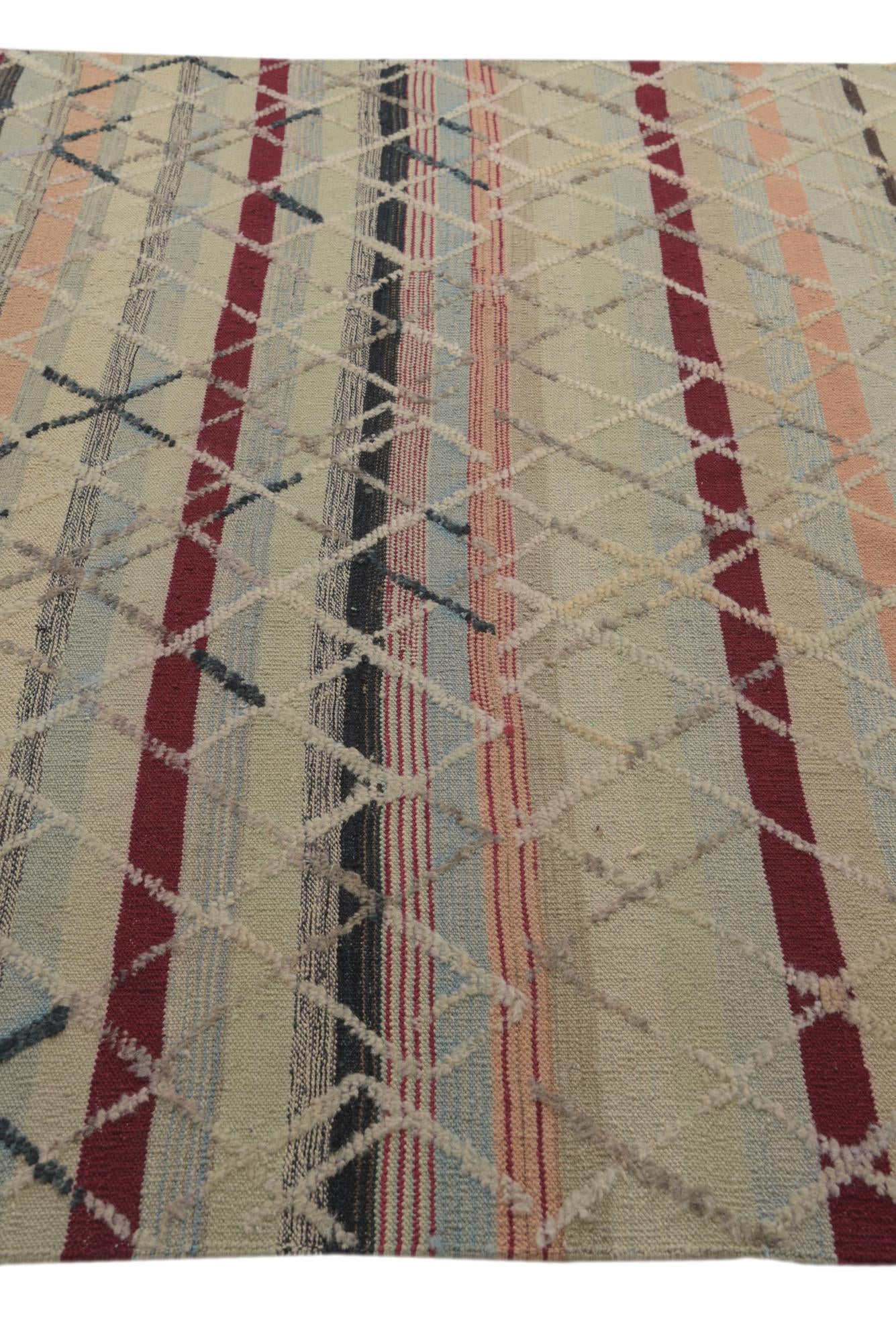 6' 5 x 9' 9 Hand Knotted Darya Wool Rug