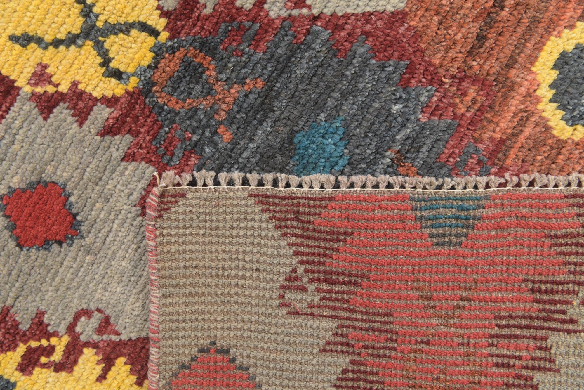 4' 1 x 6' 4 Hand Knotted Darya Wool Rug