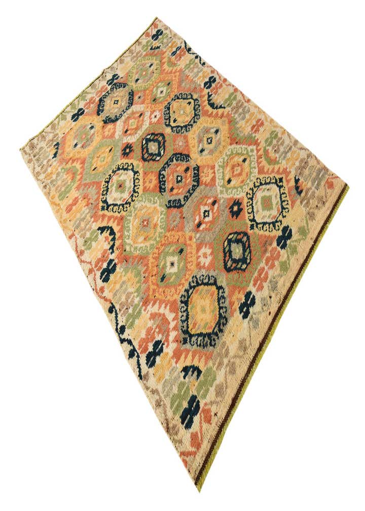 4' 2 x 5' 10 Hand Knotted Darya Wool Rug