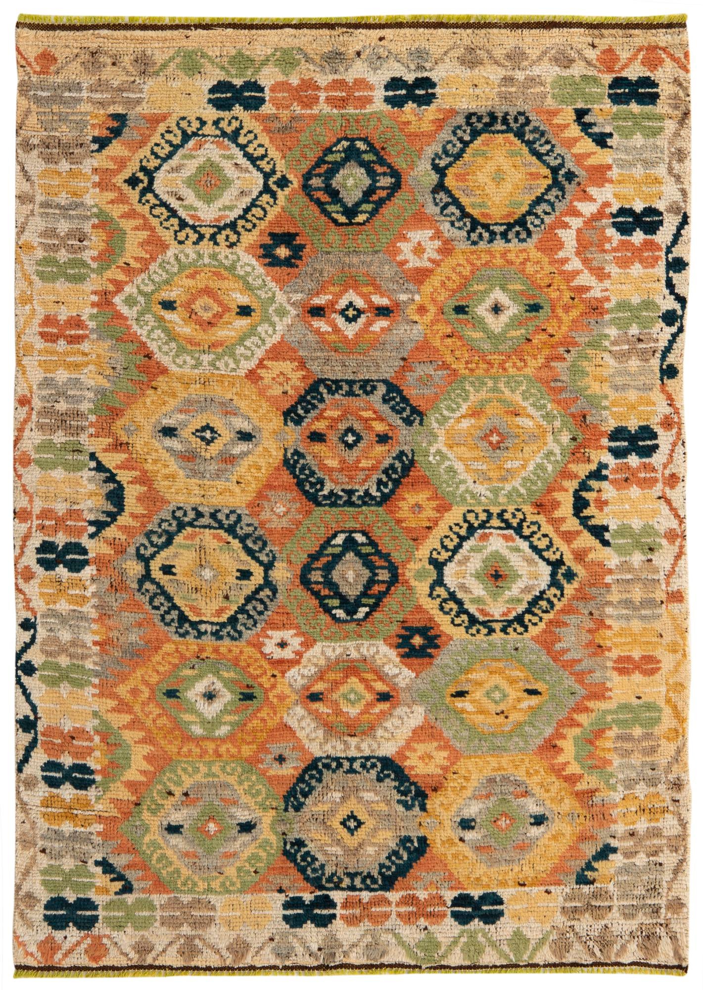4' 2 x 5' 10 Hand Knotted Darya Wool Rug