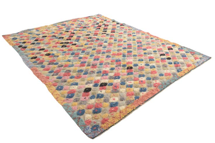 Detail image of 8' 1 x 10' Hand Knotted Darya Wool Rug