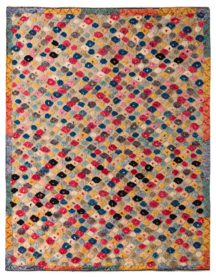 Detail image of 8' 1 x 10' Hand Knotted Darya Wool Rug
