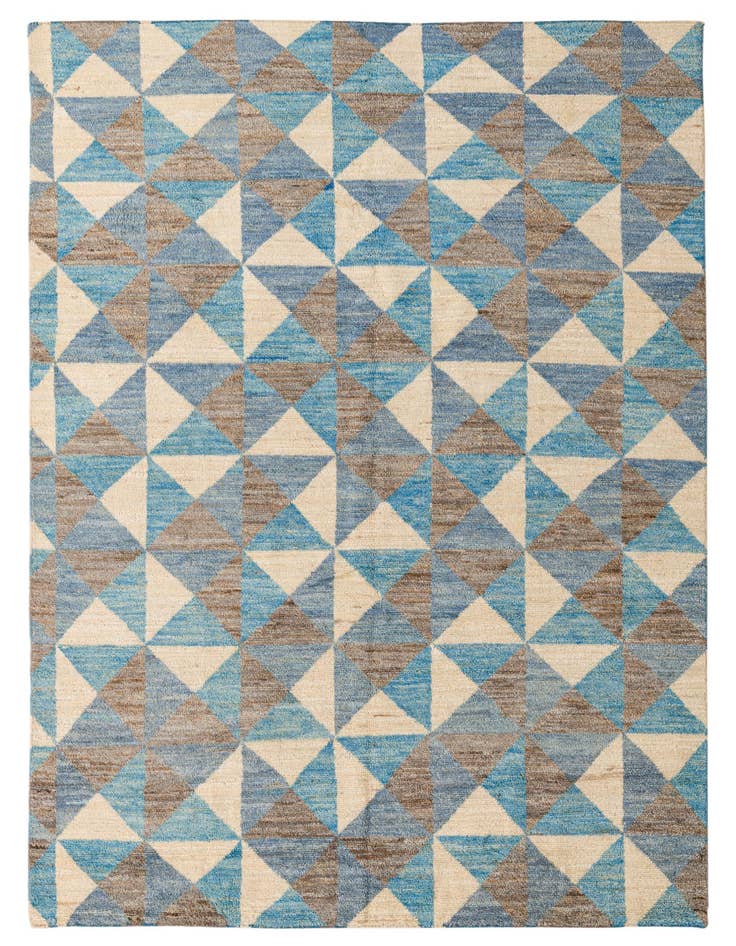 Detail image of 6' 5 x 8' 5 Hand Knotted Darya Wool Rug