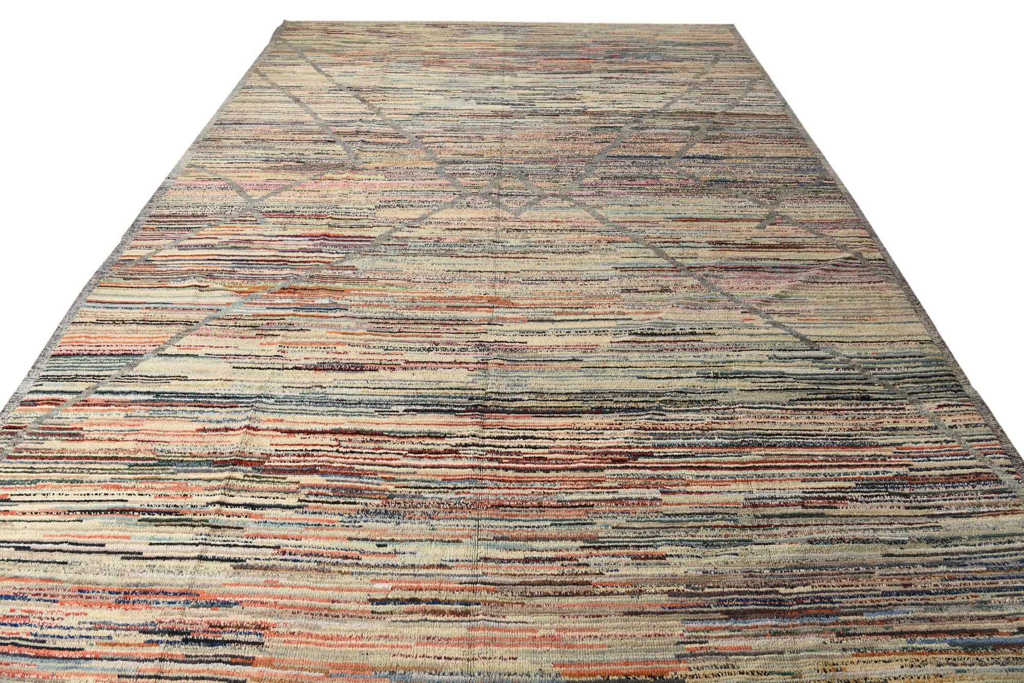 13' 6 x 20' 9 Hand Knotted Darya Wool Rug