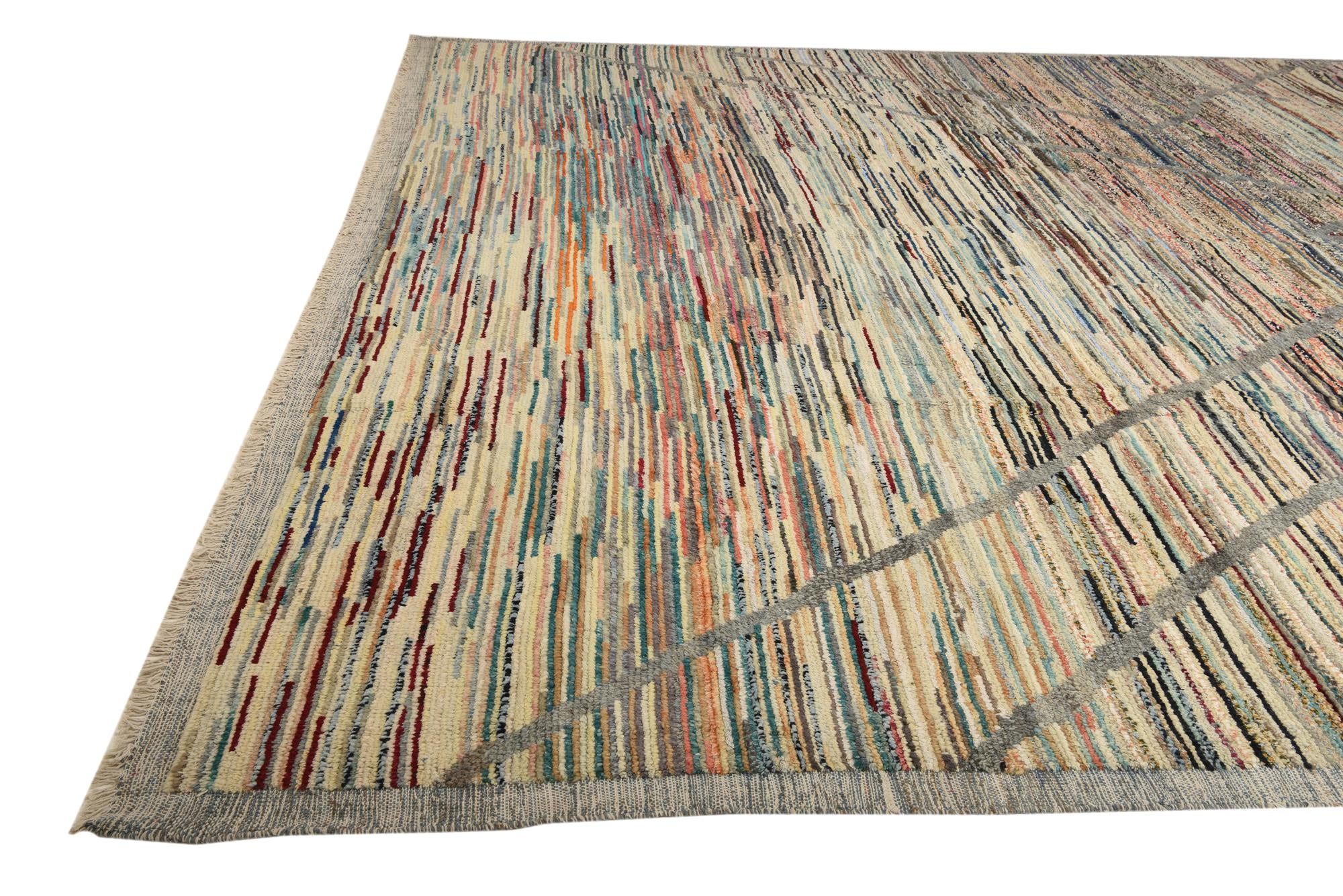 13' 6 x 20' 9 Hand Knotted Darya Wool Rug