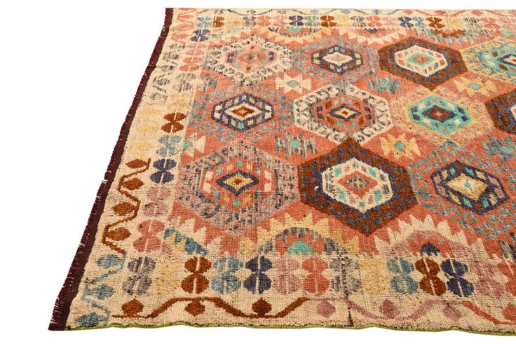 Detail image of 6' 9 x 10' 3 Hand Knotted Darya Wool Rug