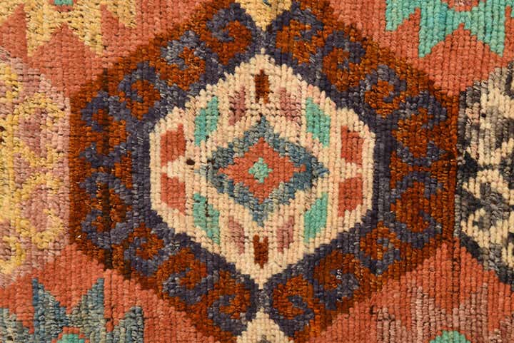 6' 9 x 10' 3 Hand Knotted Darya Wool Rug