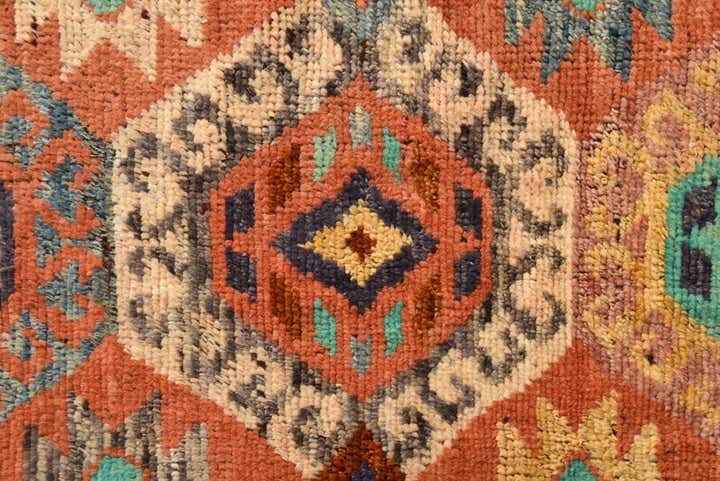 6' 9 x 10' 3 Hand Knotted Darya Wool Rug
