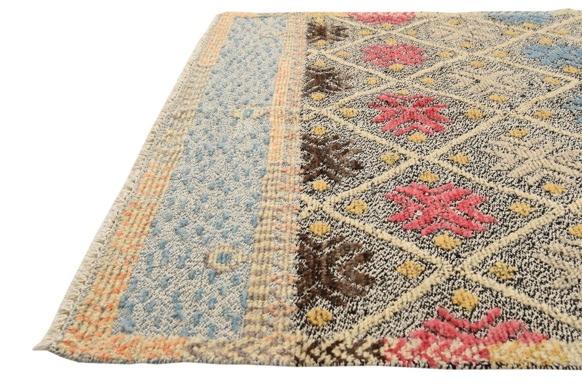 5' x 6' 10 Hand Knotted Darya Wool Rug